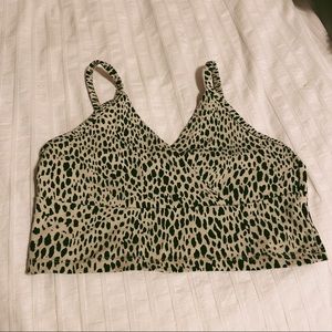 brandy melville cheetah amara tank